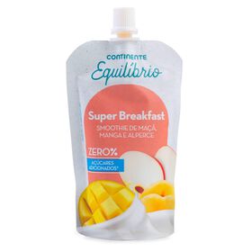 Saqueta Smoothie Maçã, Manga E Alperce Super Breakfast Sem Adição De Açúcar Continente Equilíbrio 120 gr