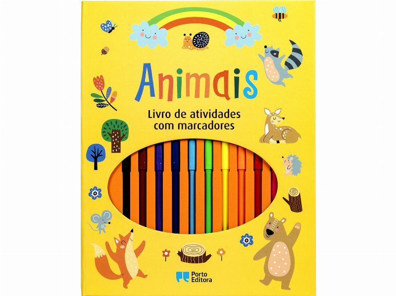 Animais Livro De Atividades Com Marcadores
