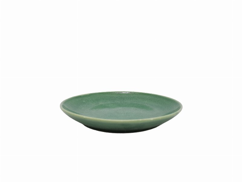 Prato De Sobremesa Emerald Actuel Verde Grés Ø20Cm