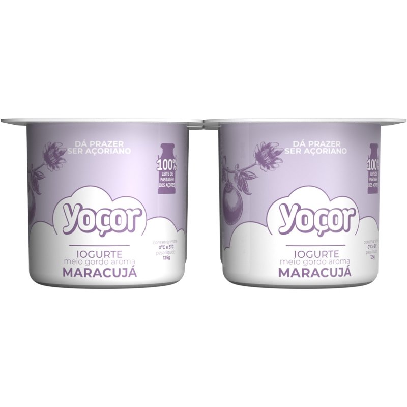 Iogurte Com Aroma A Maracujá Pack 4 125 g