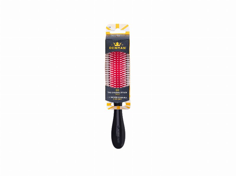 Escova Denman D3 Cab Ondulado Preta 1Un