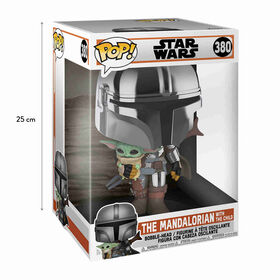 Funko - Figura Star Wars - The Mandalorian Com The Child Tamanho Grande