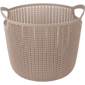 Cesto Roupa Redondo Entrançado Kasa