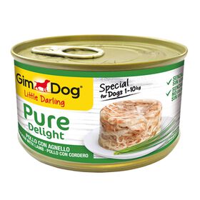 Comida Húmida Para Cão Delight Frango E Borrego Lata Gimdog 150 g