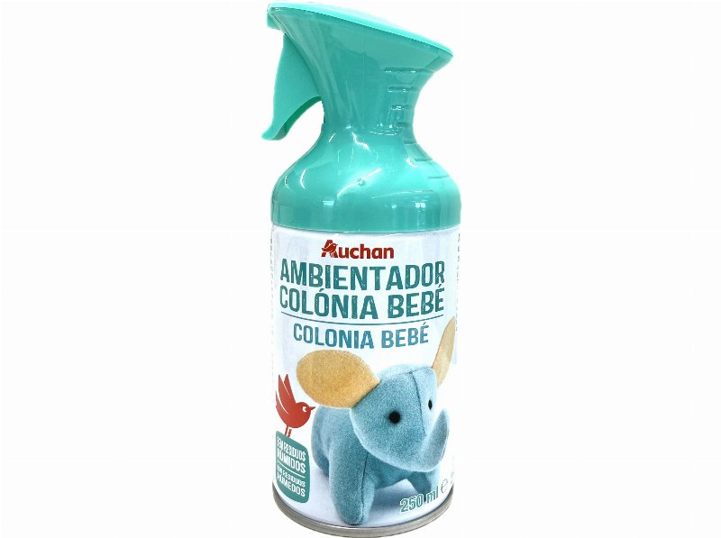 Ambientador Aerossol Auchan Colónia Bebé 250 ml