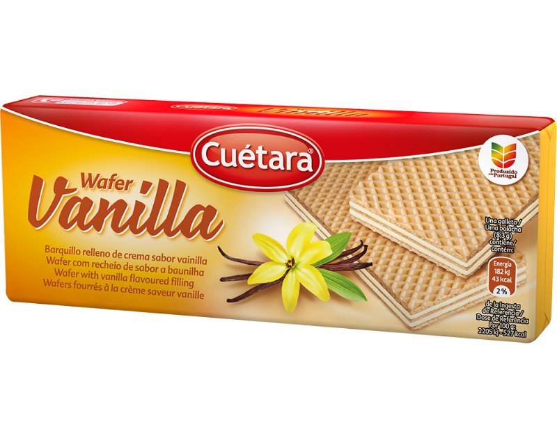 Bolacha Cuétara Waffer Fresh Baunilha 150 g