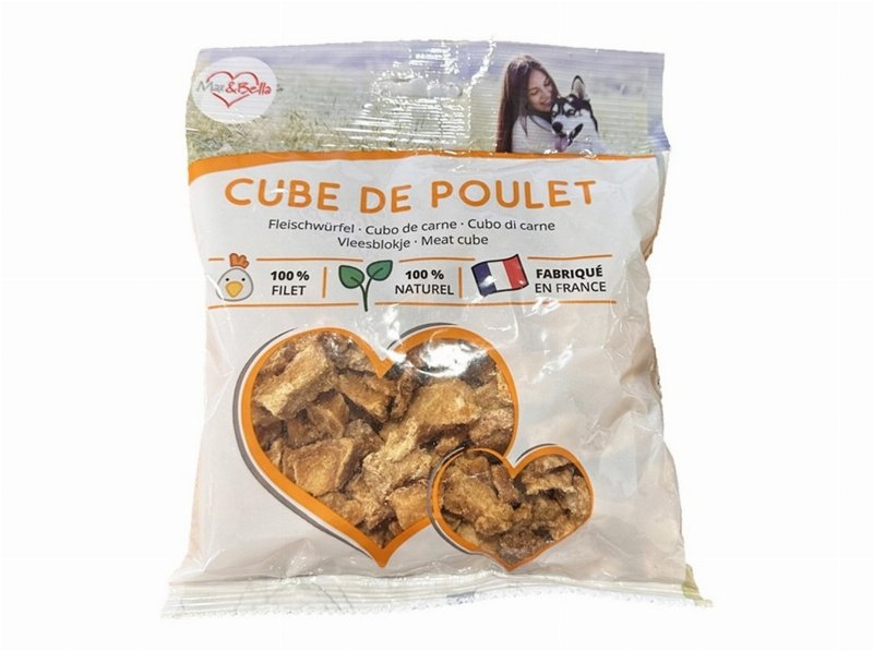 Snack Cão Max&Bella Cubos Frango 150 g