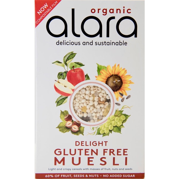Muesli Delight Sem Glúten Biológico 250 g