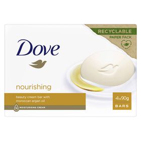 Sabonete Sólido Hidratante Manteiga De Karité E Baunilha Dove 4 X 90 gr