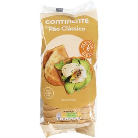 Pão De Forma Clássico Branco Com Côdea Sem Glúten Continente 350 gr