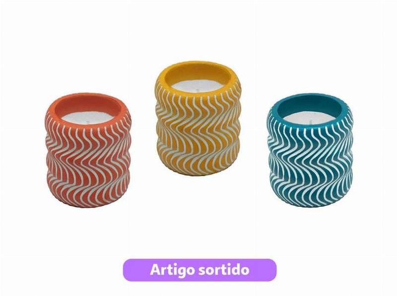 Vela Brisa Codipostal Citronela 20H Cores Sortidas