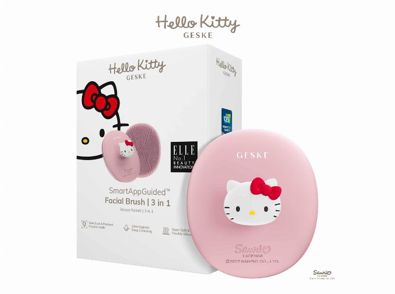 Escova Facial Geske 3 Em 1 - Hello Kitty