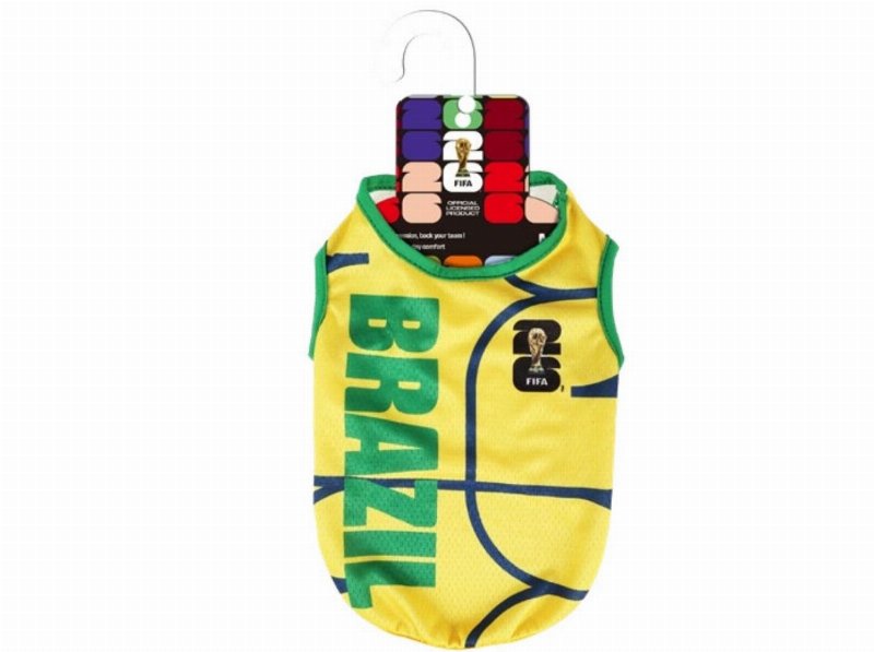Camisola Para Cão Afp Mundial Brasil Tamanho M