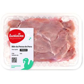 Bifes Da Perna De Peru Lusiaves 610 gr (Aprox.)