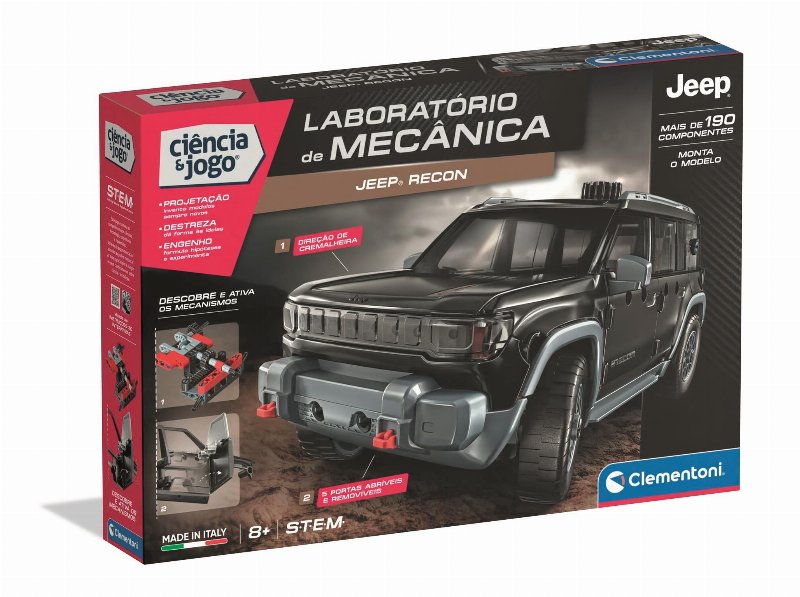 Laboratório Mecânica Clementoni Jeep Recon