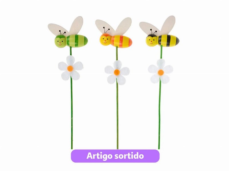 Stick Com Abelha Gardenstar Bamboo 30Cm Modelos Sortidos
