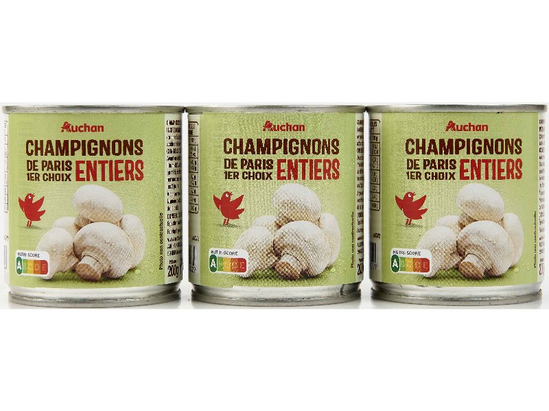 Cogumelos Inteiros Auchan 3X115 g