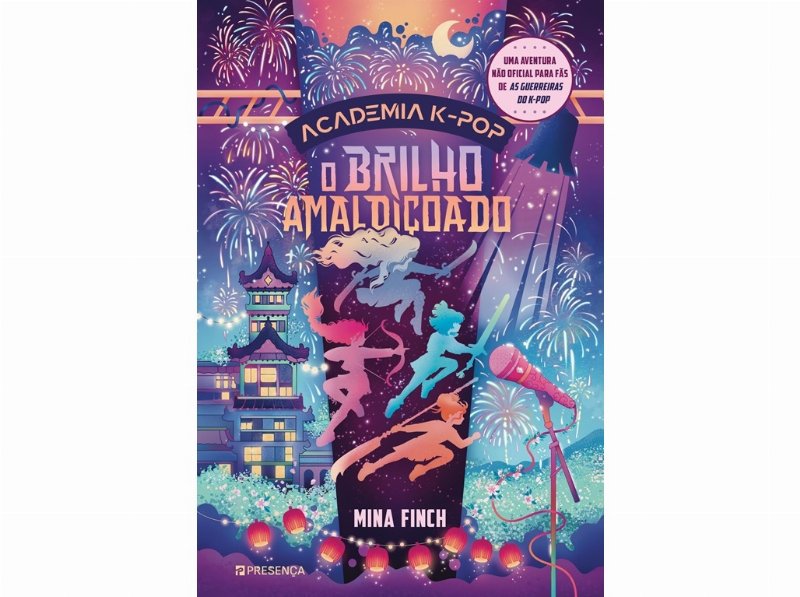 Livro O Brilho Amaldiçoado - Academia K-Pop De Mina Finch