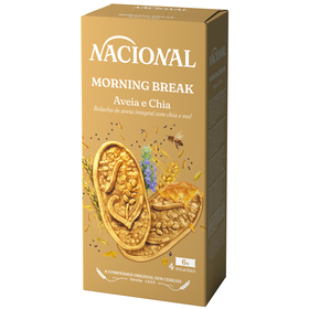 Bolachas Morning Break Aveia E Chia Nacional 300 gr (6 Un)