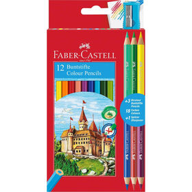 Lápis De Cor E Afia Faber-Castell 12 Un