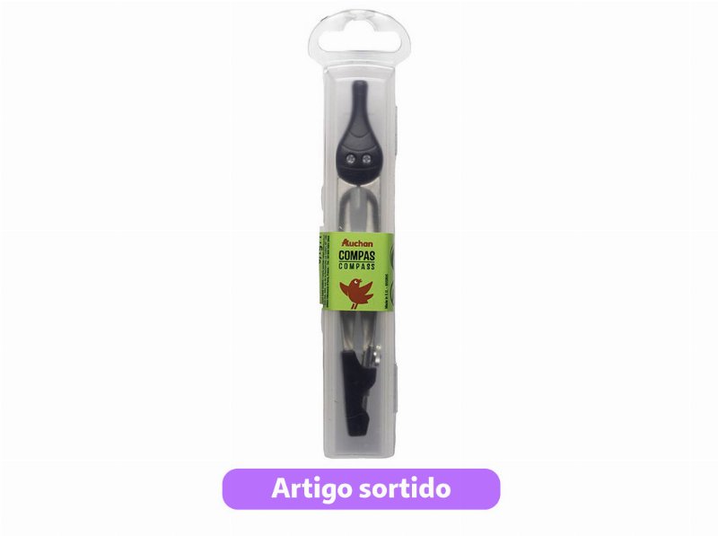 Compasso Auchan Em Metal Cores Sortidas