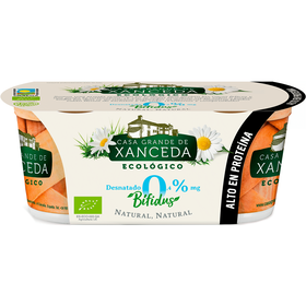 Iogurte Bifidus Magro Cremoso Natural Casa Grande De Xanceda 250 gr (2 Un)