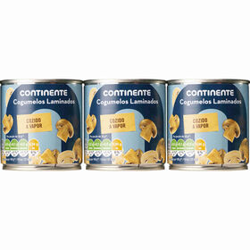 Cogumelos Laminados Continente 3 X 315 gr (Peso Escorrido 3 X 105 gr)