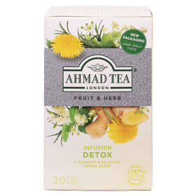 Infusão Detox Saquetas Ahmad 20 Un