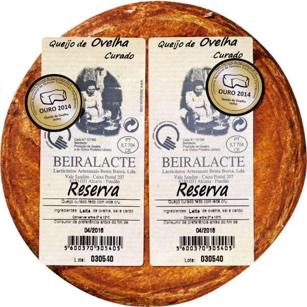Queijo De Ovelha Curado Reserva Peso Aproximado Por 800 g