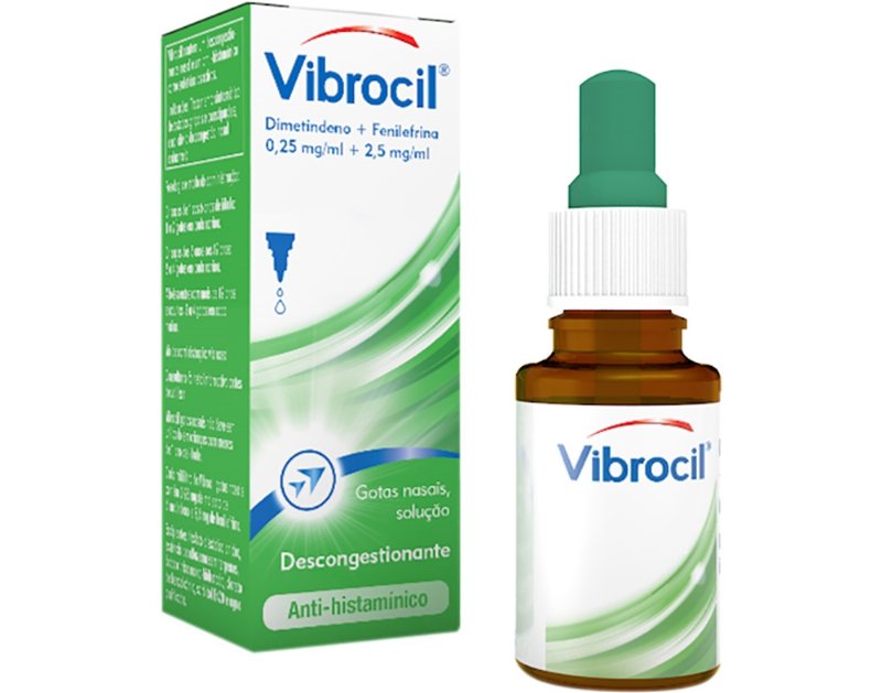 Gotas Vibrocil Nasais 0.25Mg/Ml + 2.5Mg/Ml 15 ml