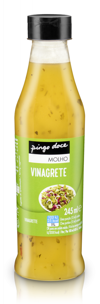 Molho Vinagrete Pingo Doce 0.245L