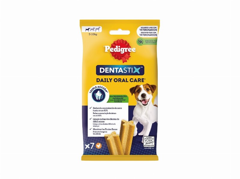 Snacks Para Cão Dentastix Pedigree Raça Pequena 110 g 7 Unidades