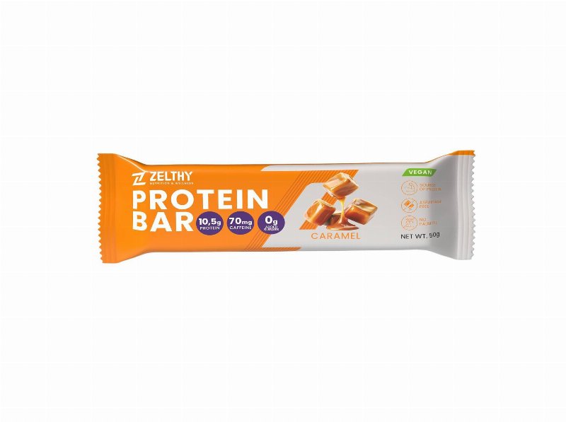 Barras Proteina Zelthy Caramelo 50 gr
