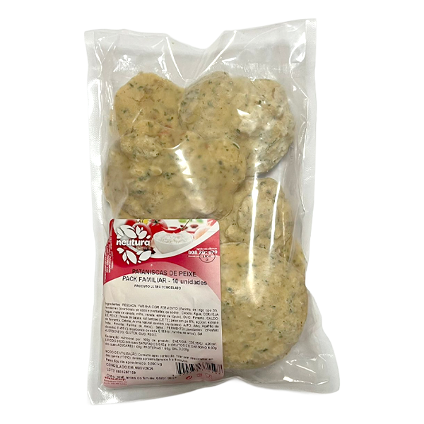 Patanisca Peixe 60 g Saco 10Un Neutura