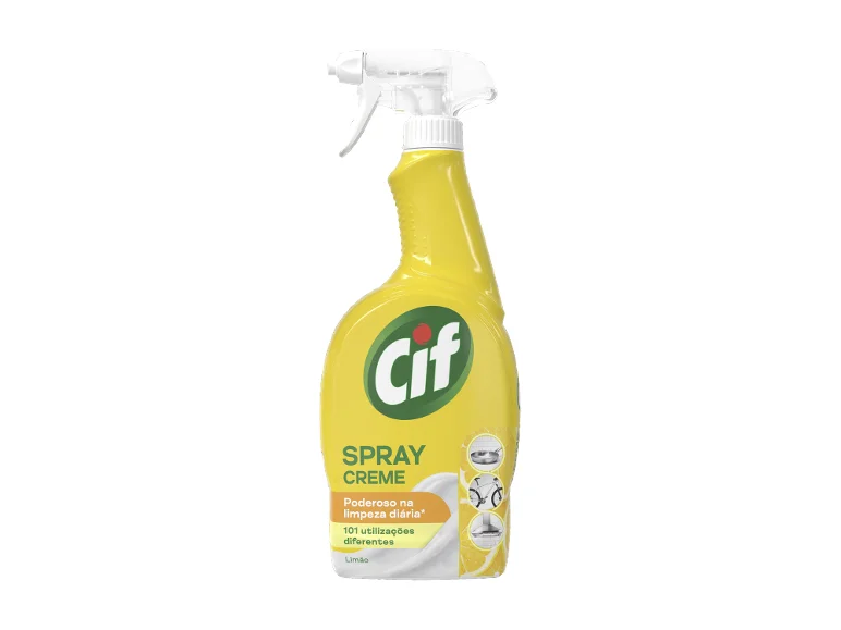 Spray Creme De Limpeza De Limão