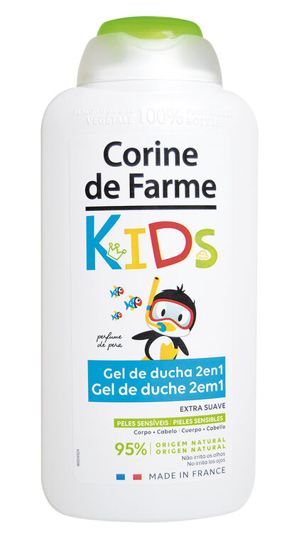 Gel De Banho 2 Em 1 Kids Fragrância De Pera Corine De Farme 0.5L