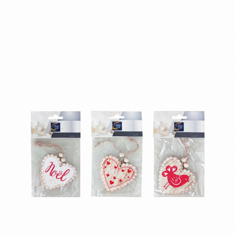 Pack 2 Pendentes Decorativos Madeira