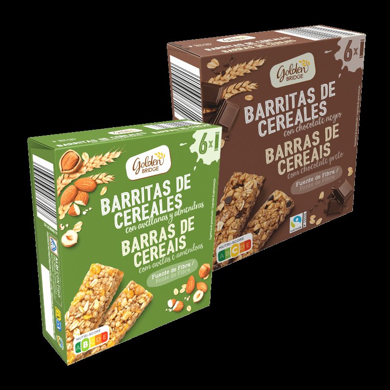 Barras De Cereais Sortido; Pack De 6 Unidades