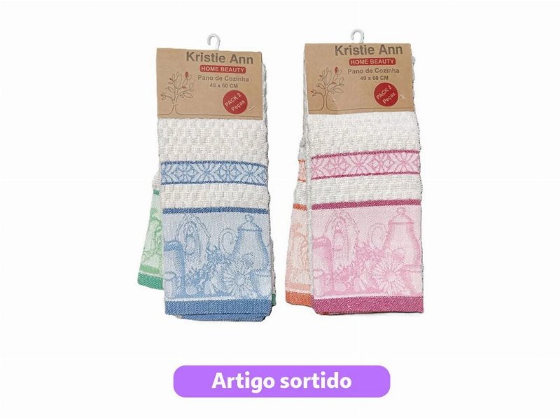 Pack 2 Panos De Cozinha Pune Sortido Turco 40X60Cm