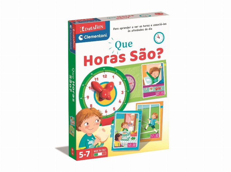 Jogo Que Horas São? Clementoni
