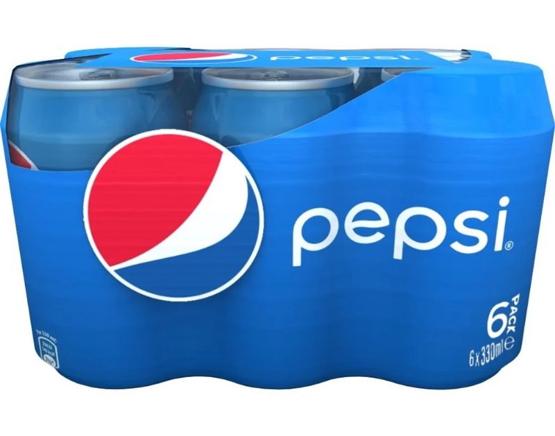 Refrigerante Pepsi Com Gás Lata 6X0.33 l