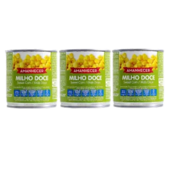 Milho Doce 3X150 g Amanhecer