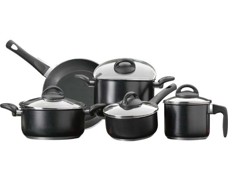 Trem De Cozinha 5 Peças Pratica Glass Celar Tampa Vidro