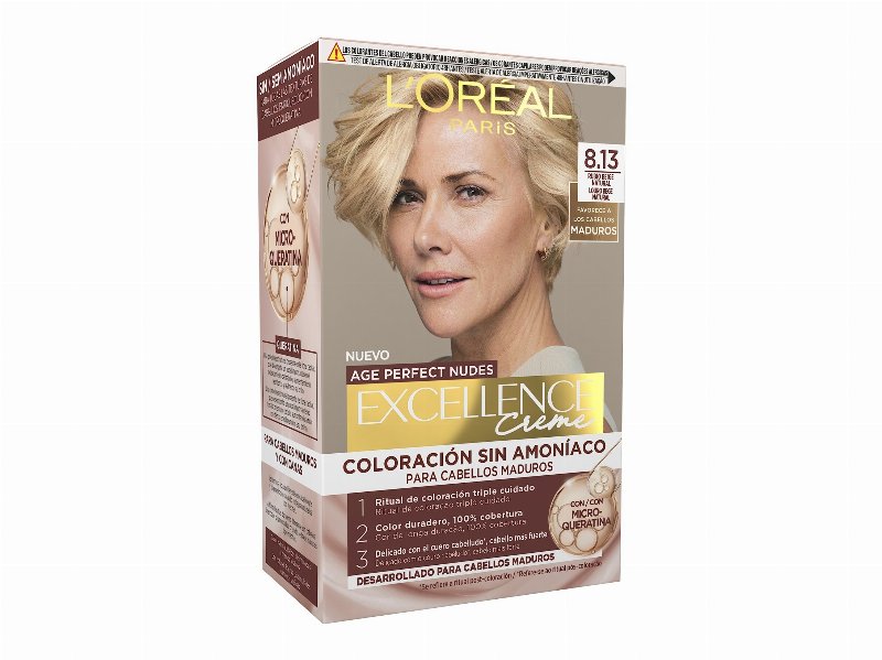 Coloração Excellence Nudes 8.13 Beige Blonde