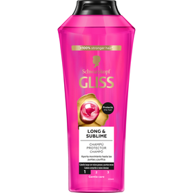 Champô Long & Sublime Schwarzkopf Gliss 400 ml