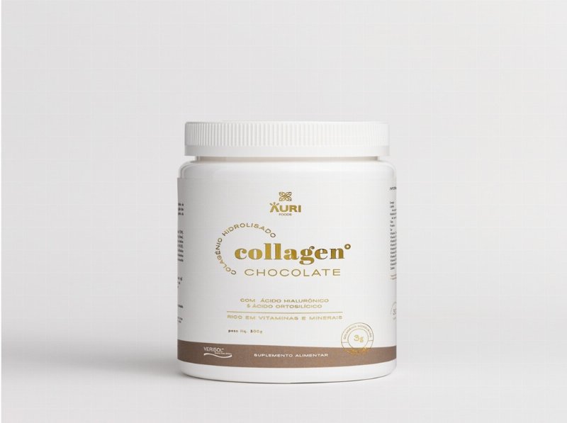 Suplemento Colagénio Aurifoods Chocolate 300 g