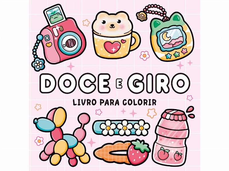 Livro Doce E Giro - Livro Para Colorir
