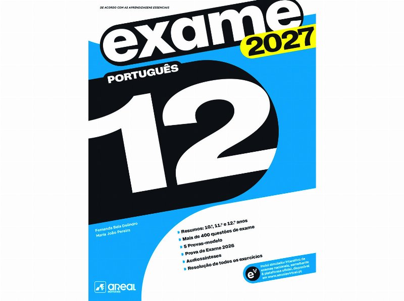 Livro Preparar Exame Nacional 2027 Português 12º Ano
