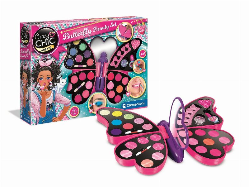 Estojo Maquilhagem Borboleta Crazy Chic