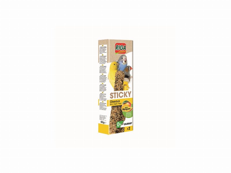 Barritas Para Canário Riga Sticky Fruta Exótica Pack 2 Unidades